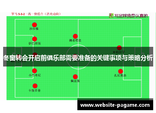 冬窗转会开启前俱乐部需要准备的关键事项与策略分析 冬窗转会开启前俱乐部需要准备的关键事项与策略分析